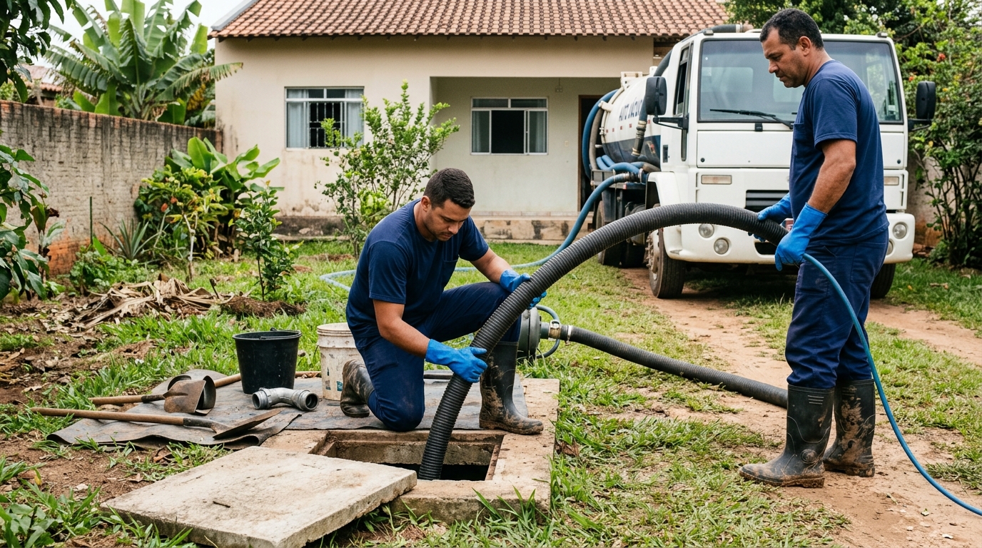 Esgotamento de fossa em Manaus-AM